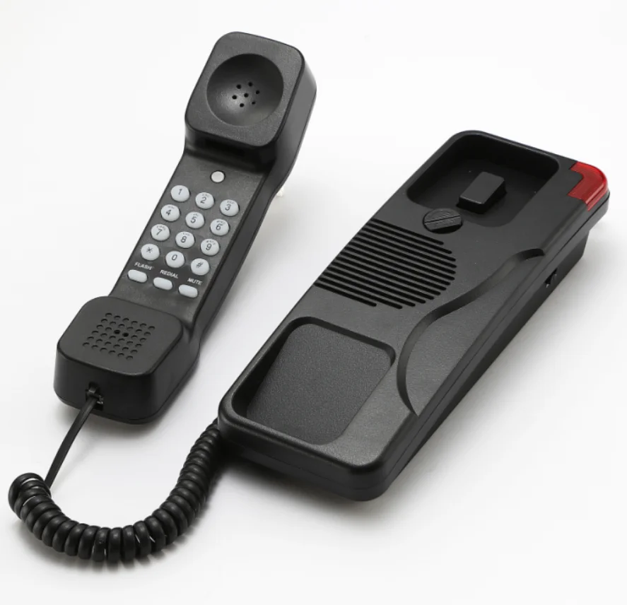 Wall Mounted Hotel Bathroom Phone With Waterproof And Moistureproof For