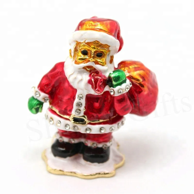 

Christmas Gifts Santa Claus Trinket Box Home Decorative Box