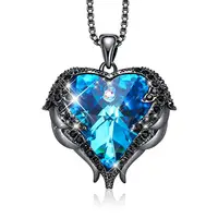 

embellished with crystals from Swarovski Fashion Jewelry Heart Of The Ocean Pendant Necklace