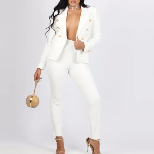 

more color Women Business Pant Suit slimming with Pants and coat on sale 272159