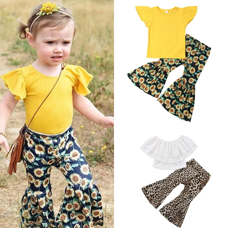 Hermosa Primavera Ninos Ninas Ropa Bonita Conjunto Girasol Imprimir Glaseado Polainas Top Bebe Nina Trajes Buy Conjunto De Ropa De Primavera Para Ninos Conjunto De Ropa Para Ninas Conjunto De Bebe Que Viene