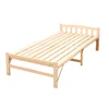 Solid wood saving space folding bed