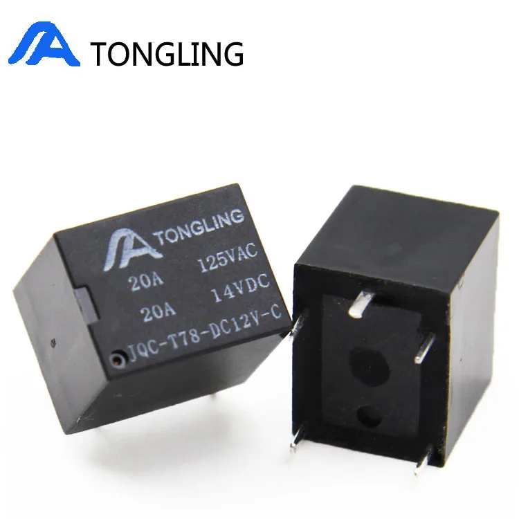 2 Pack 12V 20A 4 Pin Automotive Accessory Relay RY209T 1R1114 1R1416 AR443