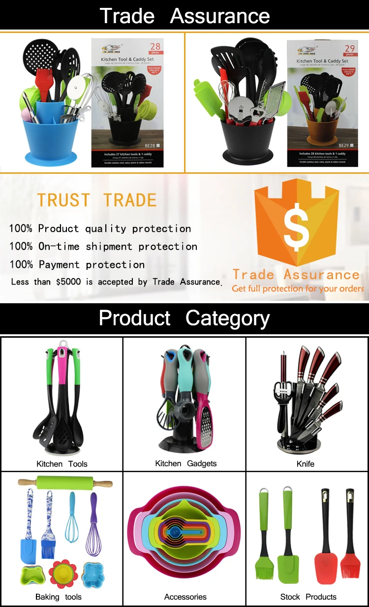 Kitchen Serving Utensils 5pcs Stainless Steel Kitchen Utensils For