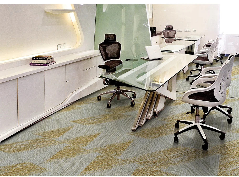 Carpet Pvc Flooring Tile / 100 Nylon Carpet Tiles With Pvc Backing Xp