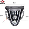 New Hi/Lo LED Complete Headlight Assembly Kit for bmw F800R 2015-2019