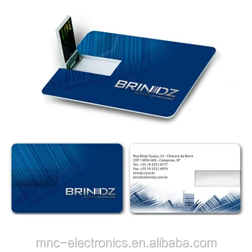 2GB 4GB 8GB 16GB Customized Business name Card Usb Memory sticks flashdrive with both sides printing logo - ANKUX.COM
