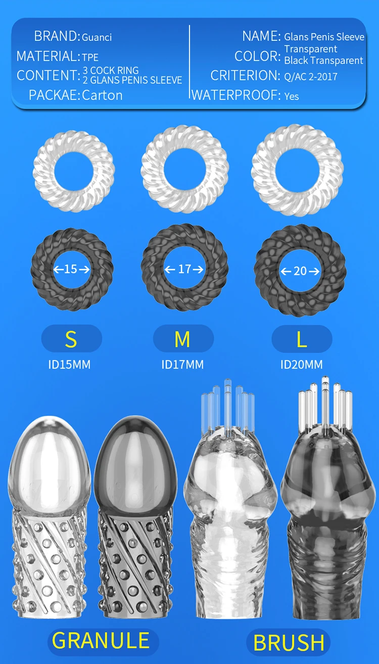 Penis Lock Glans Recuding Sensitivity Cover Big Glans Penis Condom