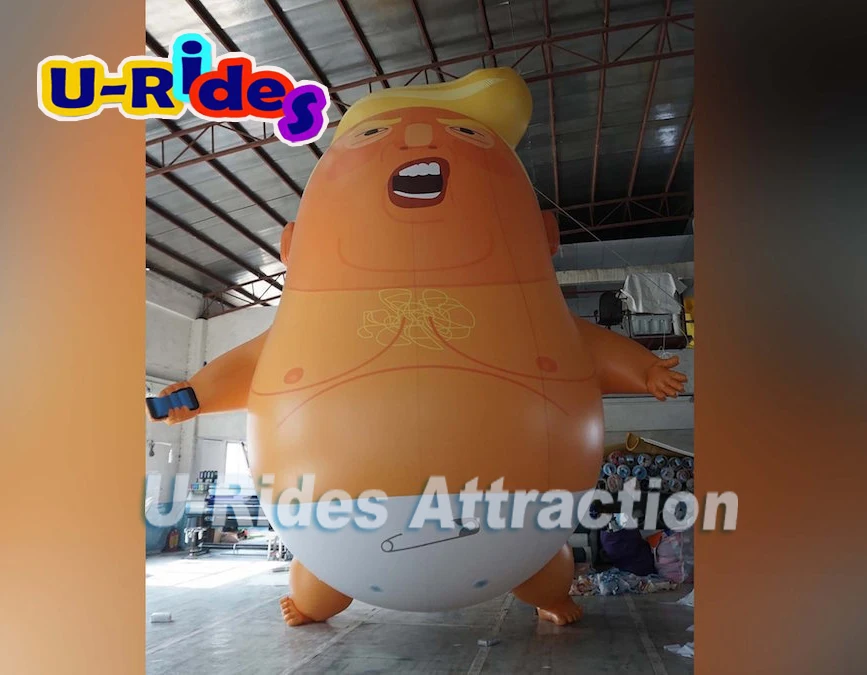 Funny Cartoon Donald Trump Baby Shape Blimp Balloon Activities Decoration