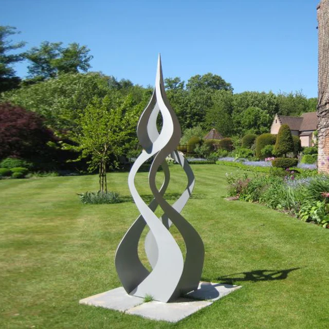 Sculpture Moderne  En M tal Pour  D coration Jardin  Grande 