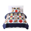 china suppliers soft bed sheet patchwork quilt for children Kids Bedspread Quilts Set Blanket for Teens Boys Bedding Coverlet