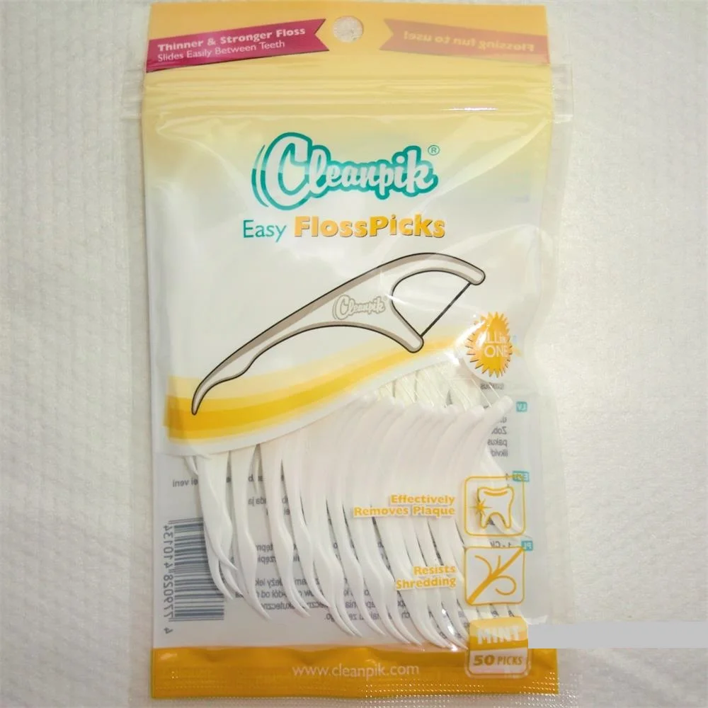 Reusable Dental Floss Pick/toothpicks,Plastic Uhmwpe Dental Flossers,Zip Lock Bag Multiple Pack
