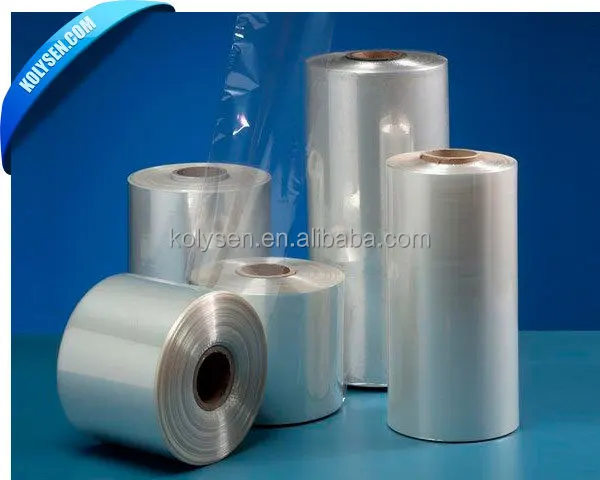 Customize Printed PVC shrink film for bottle sleeve label in xiamen