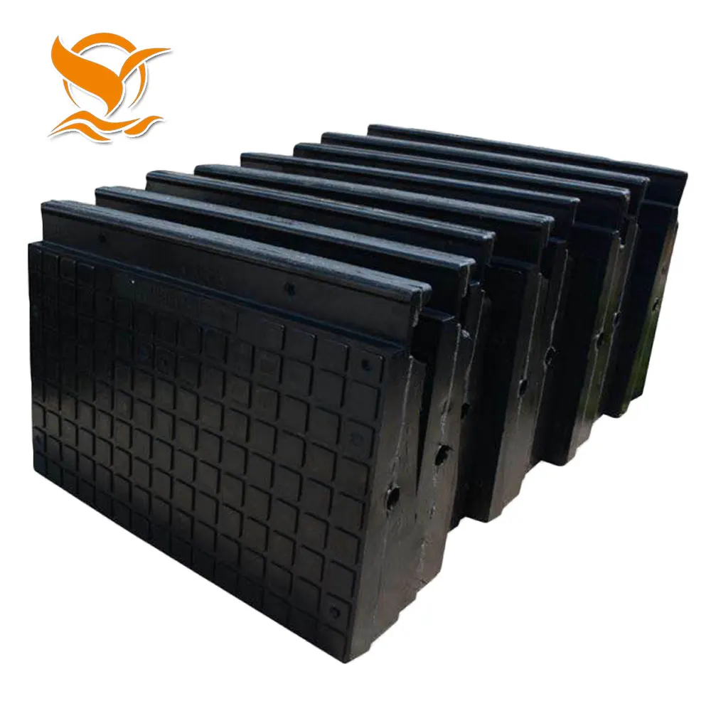 
P43 II High Quality railway rubber level crossing panel &plate 