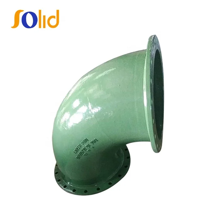 ISO2531 RAL 6011 Epoxy Green FBE coating Ductile iron pipe fitting