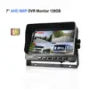 4CHs Camera Input 7 Inches DVR recorder LCD Monitor