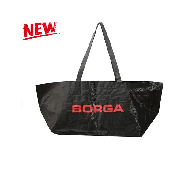 

New Design large pp woven shopping bag, Solid color, full color and cmyk