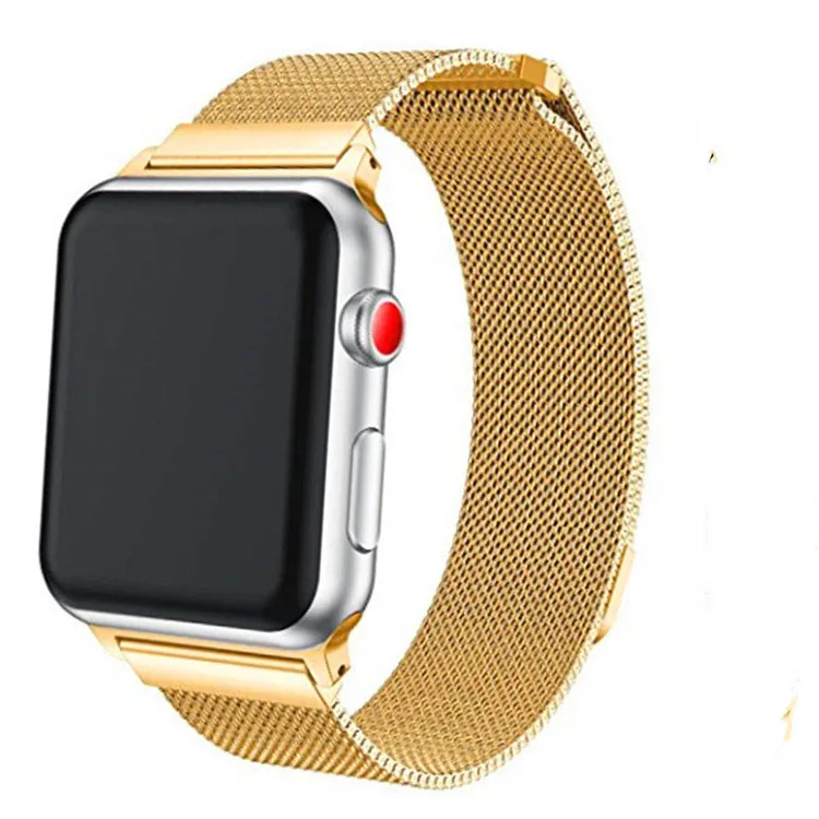 

42mm 38mm Milanese Magnetic Loop Stainless Steel Strap Band For Apple Watch