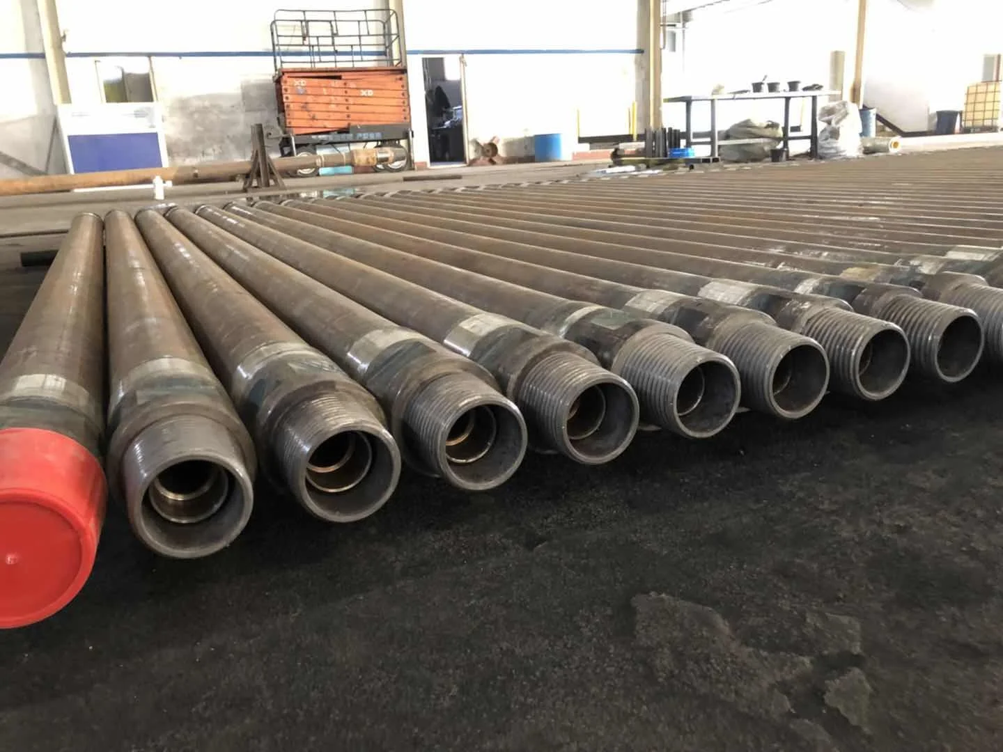 
High quality Friction Welding DTH drill pipe price / drill rods price 76,89,102,114mm for rock blasting and water well drilling 