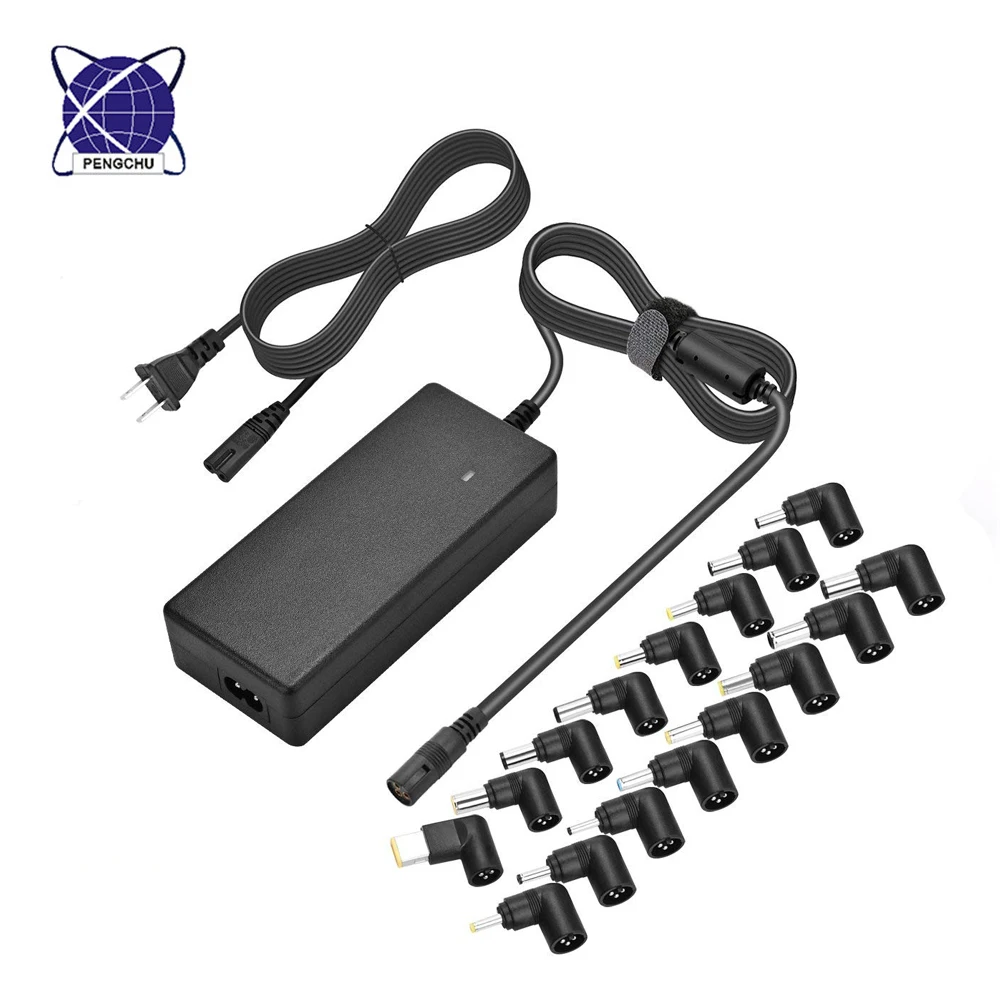 

90W Universal Laptop Adapter Charger DC Color Boxes 8 Tips CE FCC Rohs SAA C-tick CB AC 100-240V 50/60hz Hocp 44810 20v4.5a SCP