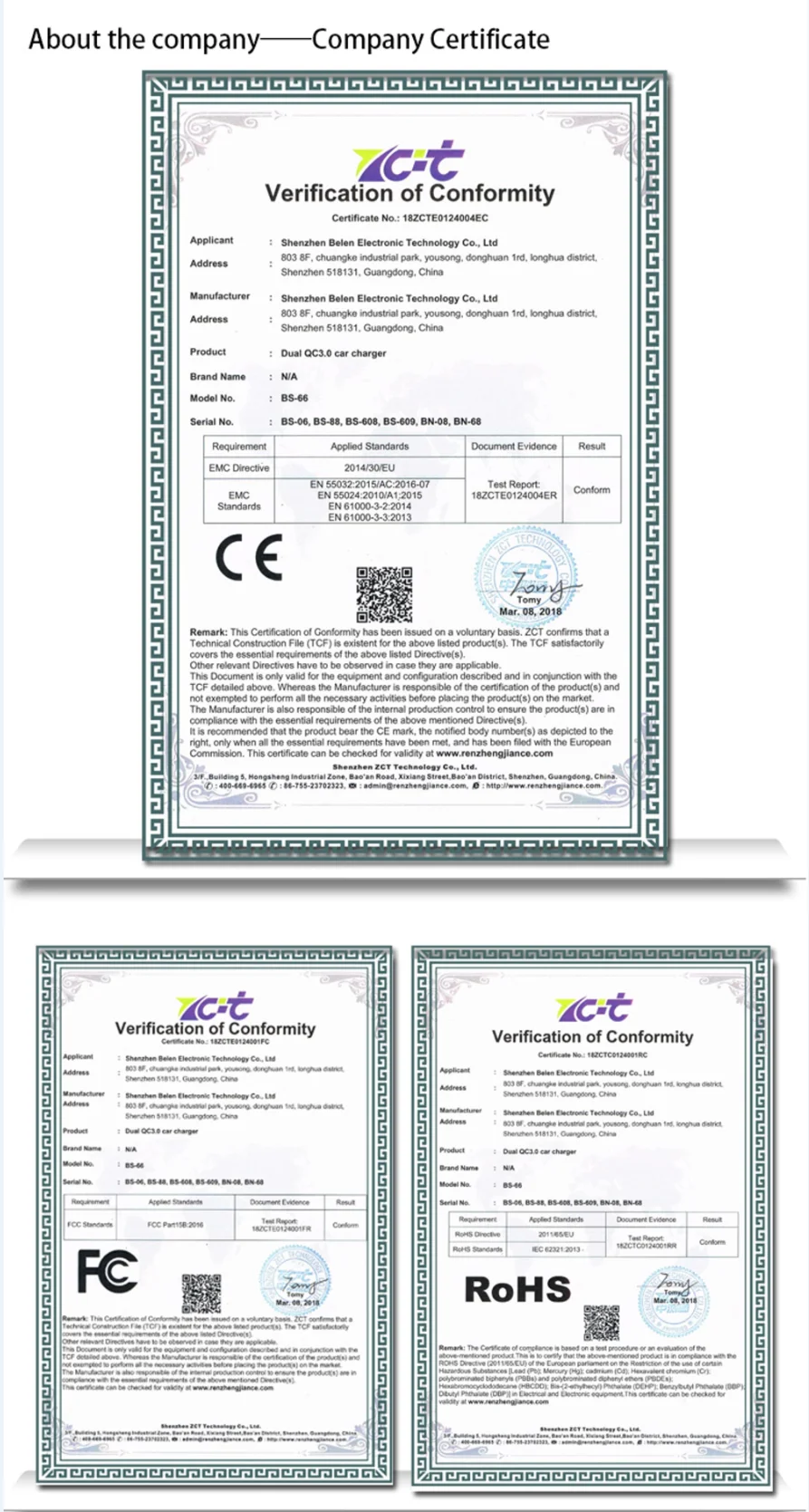 certification