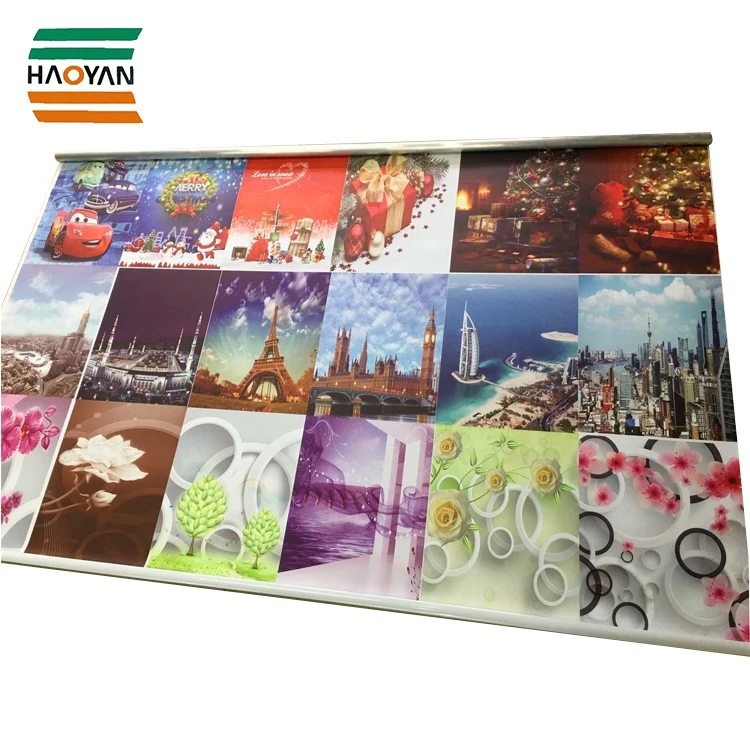 

Haoyan Custom Decor OEM 3D UV Printing Polyester Shade Roller Blind