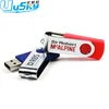 Cheap custom factory supply swivel USB flash drive 2.0 free logo bulk pendrive 512MB poly bags package