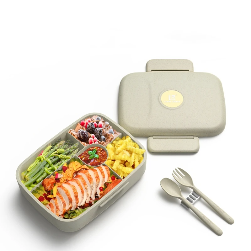 100% Food Grade Material Biodegradable School Lunch Box