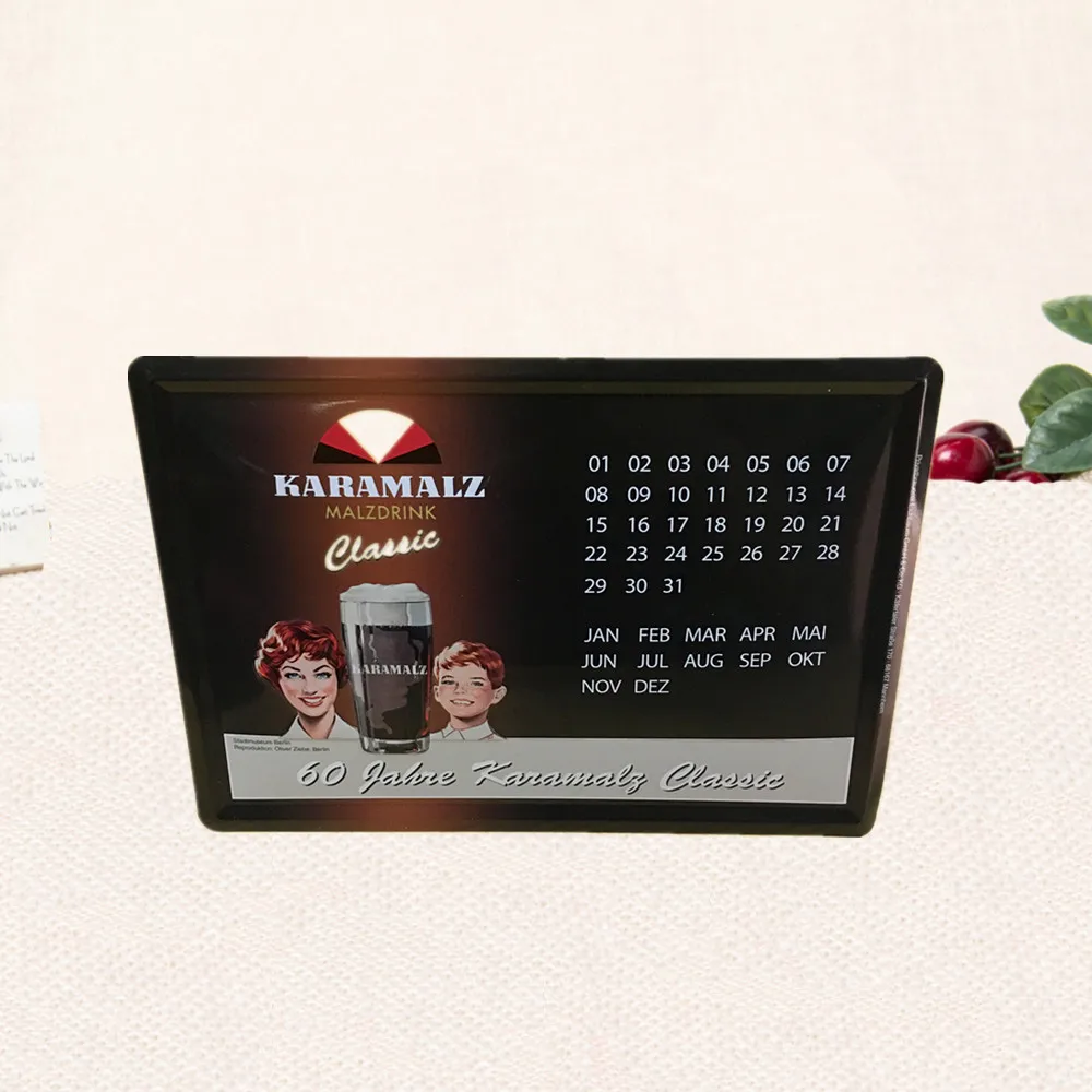 
2018 High quality calendar tin billboard with support tin advertising board  (60756661423)