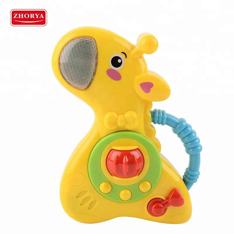 Electric Giraffe Push Button Guitar Plastic Baby Musical Instruments Music Toys For Baby Buy
