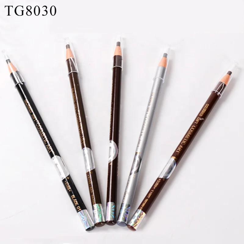 

Guangzhou Factory Wholesale Waterproof Korea Eyebrow Pencil, Cosmetic Art Permanent Eyebrow Pencil, Black;grey;brown;natural brown;light brown