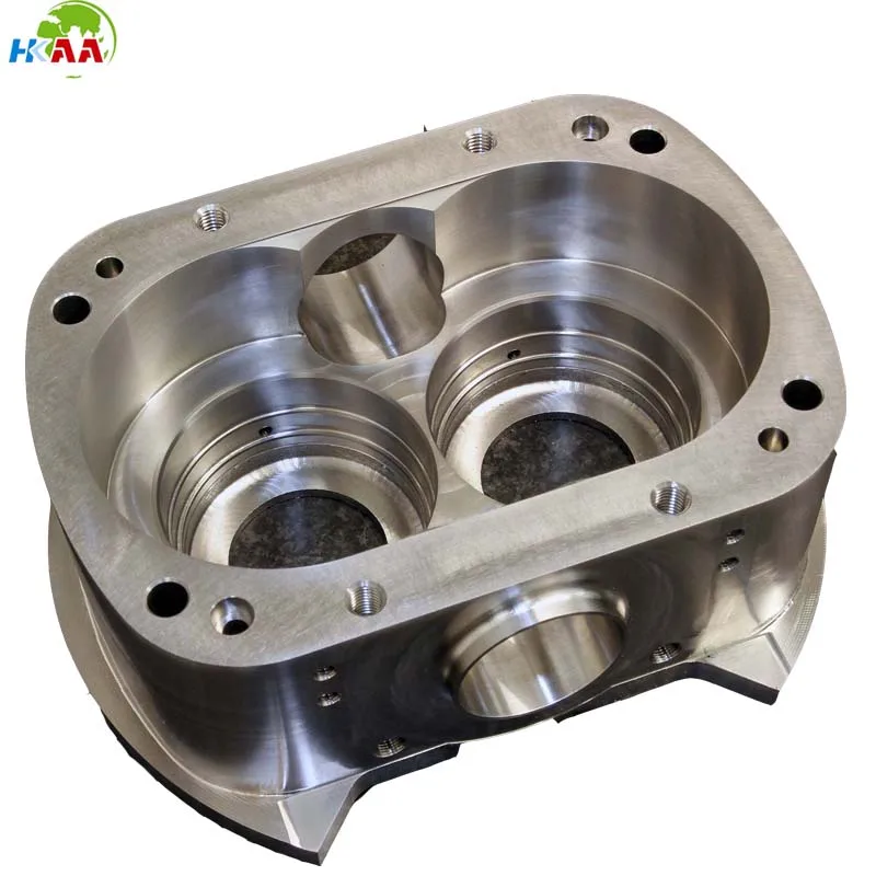
Customized DMG Mori 5 axis CNC milling aluminum oil pump housing 