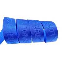 

32MM Wholesale Custom Waterproof Nylon Embossed Shiny LOGO Pirelli Polyester Webbing Strap For Bags