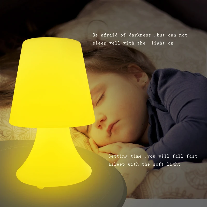 2020 New Best selling High quality lovely solar children RGB table lighting lamp