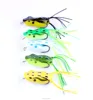 Free Shipping snakehead frog baits 5.5cm 12g frog Hit water plastic soft frog fishing lure
