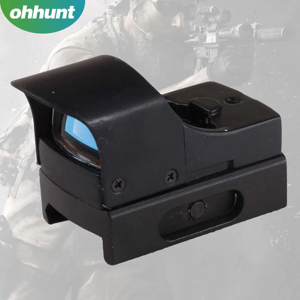

Multi Reticle Tactical Red Dot Reflex Sight for Riflescope, Black
