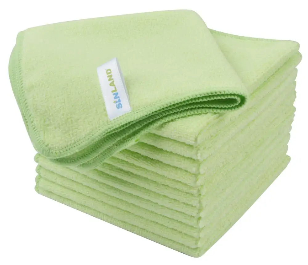 Image of Absorbent Car Window Streak Free Cleaning Kitchen Cloth Dish Rags Lens Cloths Microfiber Dishcloth Household Cleaning