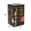 presentation& display champagne gift cardboard wine glass boxes