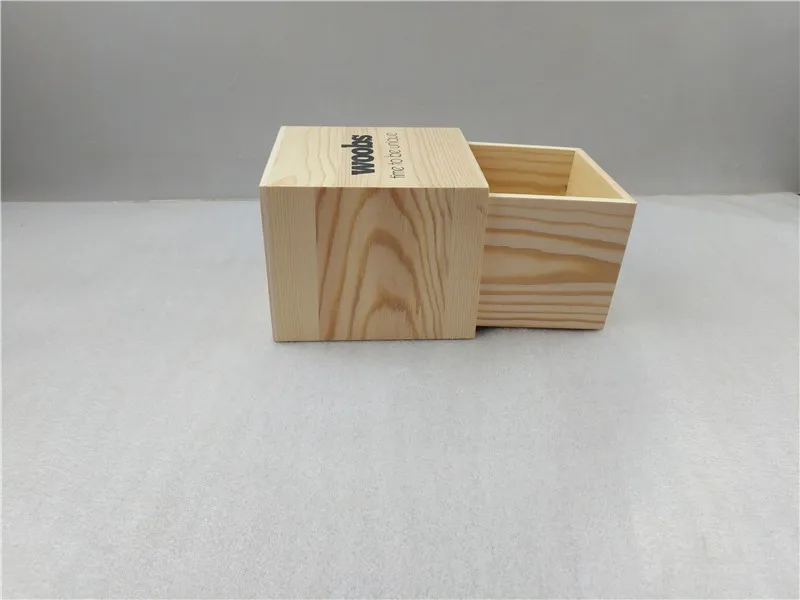 Small Wooden Sliding Drawer Box