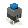 Low Voltage Blue Cap Latch No Nc Push Switch For Computer Power Button