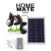 High Efficiency Portable 5W Mini Solar Power System Home with Mobile Power and LED Lighting