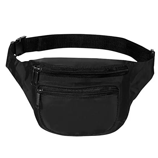 

Quick Release Buckle Travel Sport Waist Fanny Pack Bag, Blue / black / red or oem