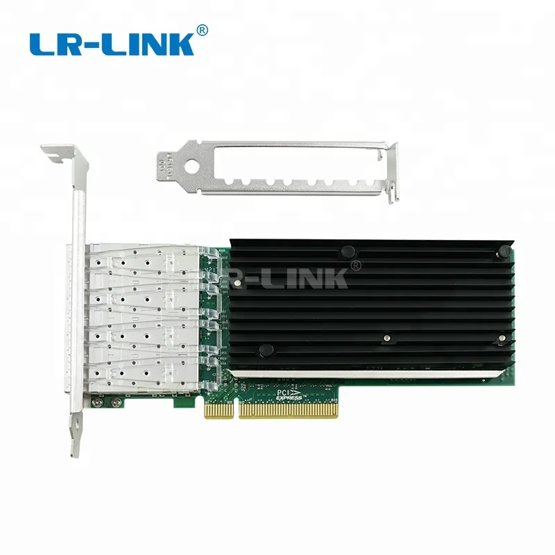 

PCIe x8 3.0 Intel XL710 Chipset Quad Port 10 Gigabit 4xSFP+ 10G NIC Card, Green 4xsfp+ 10g nic card