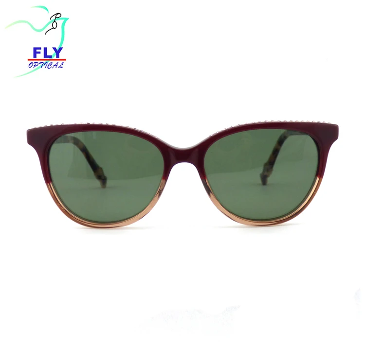 

Wholesale Acetate Cat Eye Women New Arrival Sunglasses