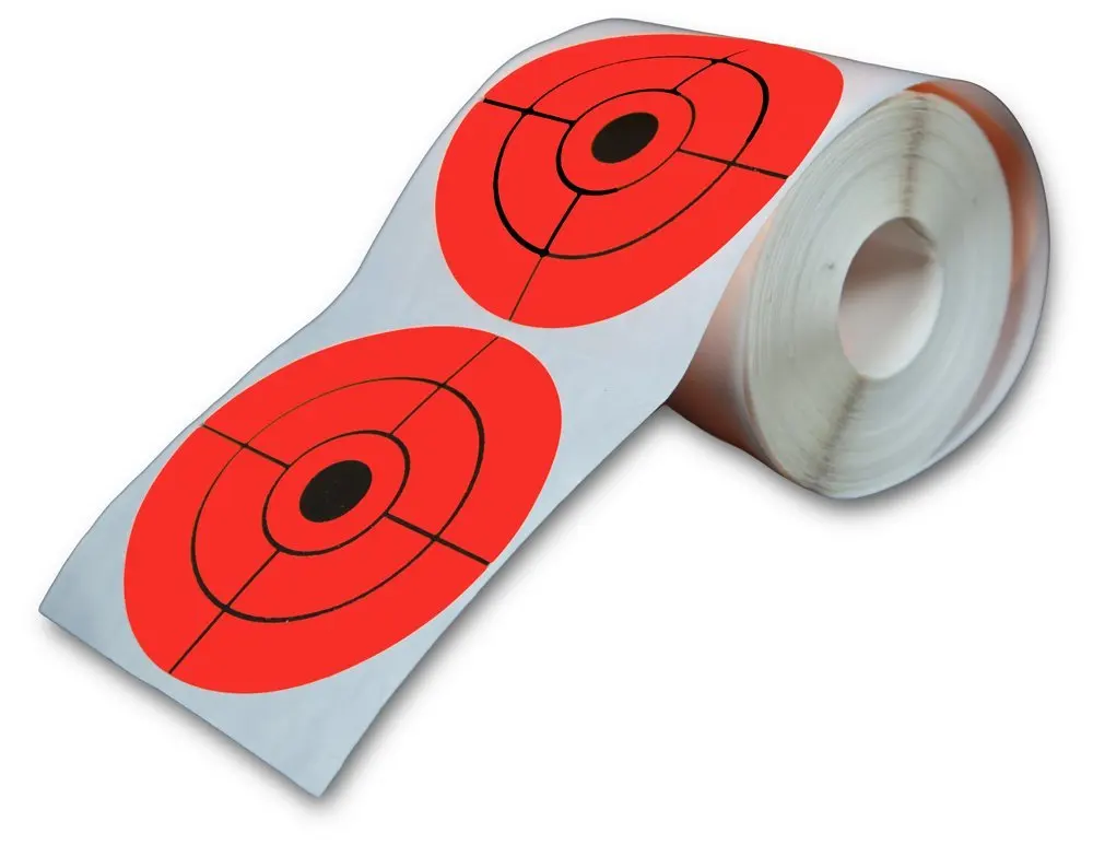 Big Dawg Targets 250 Target Roll Florescent 3 Inch Adhesive Shooting Target Stickers