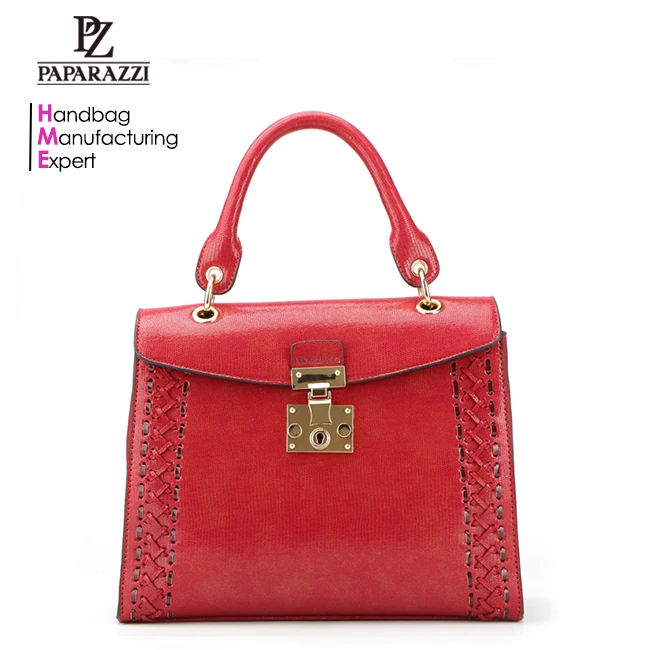 

8924- Wholesales woven decorative lizard PU leather purses handbags women, Burgundy, various color available