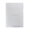 Top selling custom cartoon logo printing plastic A3 A4 A5 A6 FC letter size document clear file folder with L shape