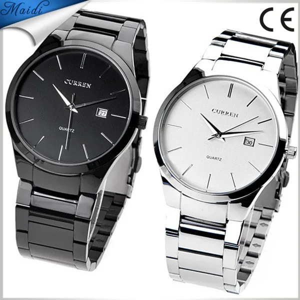 

Free Shipping Men Luxury Brand CURREN Top Quality Stainless Steel Quartz Watch Waterproof Date Casual Men's Watch BW-15, 3 different colors as picture