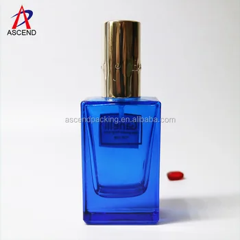 Blue square bottle perfume Clearance