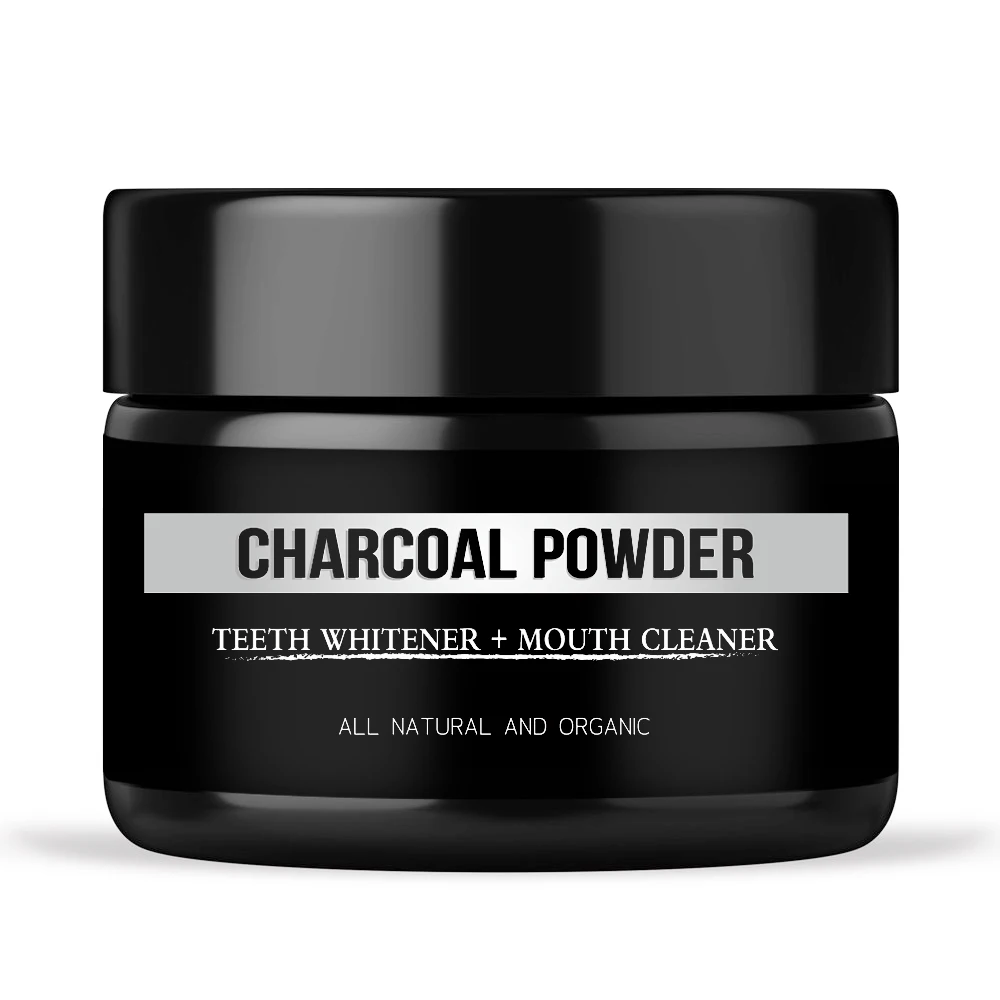 

Wholesale Hot Sale Natural Safe Private Label Teeth Sensitive Whitening Activated Charcoal Powder For Oral Care, Black